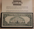 1000000 MILION $  USA  1995 ROK - NAKŁAD 100.000 SZT - STAN  UNC   
