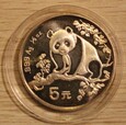 5 YUAN CHINY PANDA 1993 - 0,5 OZ 