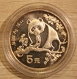 5 YUAN CHINY PANDA 1993 - 0,5 OZ 