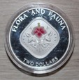 2 $ BAHAMAY  1995 - HIBISKUS - FAUNA I FLORA 