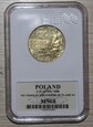 2 złote 1998 100 LAT ODKRYCIA POLONU I RADU   GCN MS68 