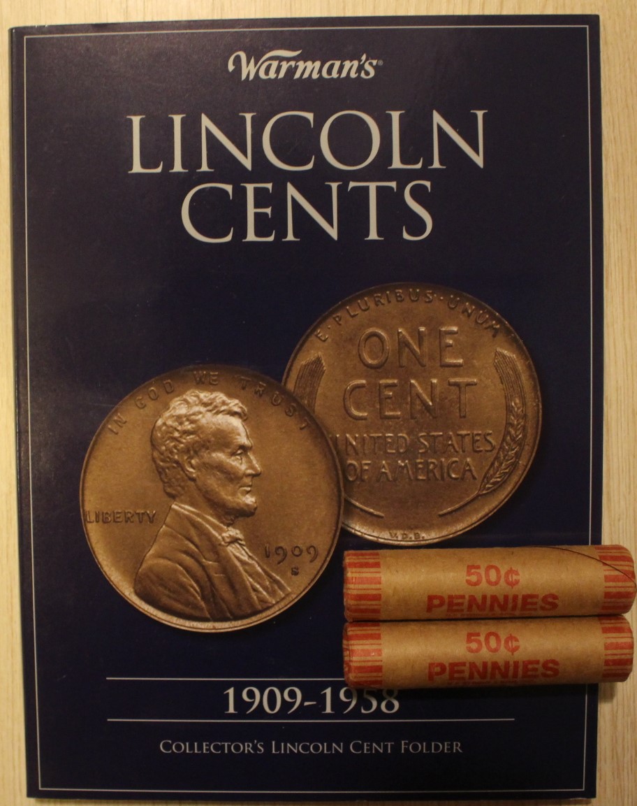 1 CENT USA  LINCOLN Z LAT 1909 - 1958  100 SZTUK + KLASER 144 OTWORY
