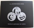 10 YUAN CHINY PANDA 2007 - 2021 15 MONET KOMPLET +  ORYGINALNA KASETA 