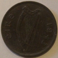 IRLANDIA  1/2 PENSA 1943 