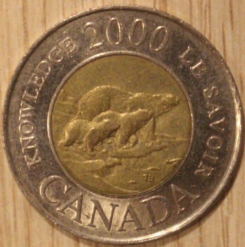 KANADA 2 DOLARY  2000 