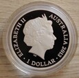 1 $ DOLLAR  AUSTRALIA 2013 KANGUR - KOLOR - MENNICZA  1 OZ 