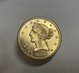 Moneta złota USA 5 dolarów z 1880r. Mennica San Francisco