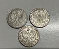 Monety srebrne II RP 5 złotych Polonia 3 szt.
