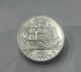 Moneta srebrna II RP 5 złotych Żaglowiec 1936r.
