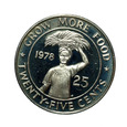 Liberia, 25 Centów 1978 FAO - Zwiększenie produkcji żywności PROOF