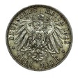 Niemcy. Kaiserreich, Hamburg, 3 Marki 1912 Ag