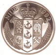 Niue, 10 Dollars 1992 Fregata Żaglowiec Marynistyka Ag