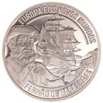 Portugalia, 25 Ecu 1997 Magellan Fregata Marynistyka Ag