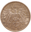 Niemcy. Kaiserreich, Prusy, 2 Marki 1907 Wilhelm II Ag