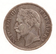 Francja, 5 Franków 1868 Napoleon III Ag