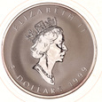 Kanada, 5 Dollars 1999 Liść Klonowy Królik 1 Oz Ag 999