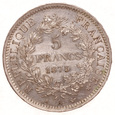 Francja, 5 Franków 1873 Trzecia Republika Ag