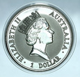 Australia, Dollar 1992 Kookaburra 