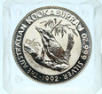 Australia, 1 Dolar 1992 Kookaburra 1 Oz Ag 999