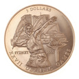 Liberia, 5 Dollars 2000 Olimpiada Miedzionikiel