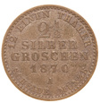 Niemcy. Prusy, 2 1/2 Silber Groschen 1870 A Ag
