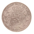 Belgia, 5 Franków 1873 Leopold II Ag