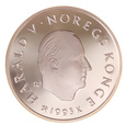 Norwegia, 100 Koron 1993 Łyżwiarstwo Figurowe Ag 1 Oz