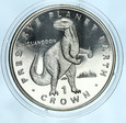 Isle of Man, 1 Crown 1993 Iguanodon Ochrona Planety Ziemia