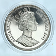 Isle of Man, 1 Crown 1993 Iguanodon Ochrona Planety Ziemia