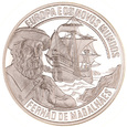 Portugalia, 25 Ecu 1997 Magellan Fregata Marynistyka Ag