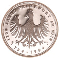 Niemcy, Medal - Sztabka, Otto Hahn Noblista Ag 999 PROOF