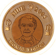 Niue, Dollar 2005 Thomas Edison Ag