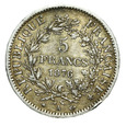 Francja, 5 Franków 1876 Herkules Ag