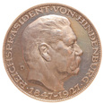 Weimar, Medal - 5 Marek 1927 Hindenburg GOETZ Ag 