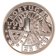 Portugalia, 25 Ecu 1994 Manueli Fregata Marynistyka Ag