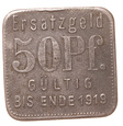 Szczecin - Stettin, 50 Pfennig 1918 Fe