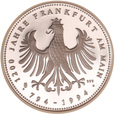 Niemcy, Medal - Sztabka, Zabytek Frankfurt Ag 999 PROOF