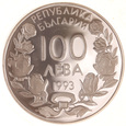 Bułgaria, 100 Leva 1993 Bobsleje Ag