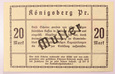 Konigsberg - Królewiec, 5, 10, 20 Marek 1918 rok MUSTER