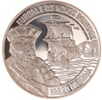 Portugalia, 25 Ecu 1996 Vasco da Gama Fregata Marynistyka Ag