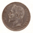 Francja, 5 Franków 1867 Napoleon III Ag