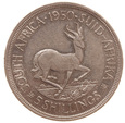 RPA, 5 shillings 1950 Jerzy VI Ag