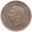 RPA, 5 shillings 1950 Jerzy VI Ag