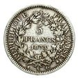 Francja, 5 Franków 1873 Herkules Ag