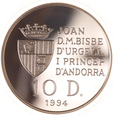 Andora, 10 Diners 1994 Olimpiada Kolarstwo Ag