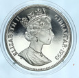 Gibraltar, 1 Crown 1993 Cetiozaur Ochrona Planety Ziemia