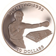 Solomon Islands, 10 Dollars 1992 Olimpiada Boks Sport Ag