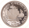 Portugalia, 100 Escudos 1989 Fregata Marynistyka Ag