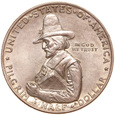 USA, Half Dollar 1920 D Pielgrzym Żaglowiec Ag