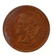 Francja, 10 centimes 1896